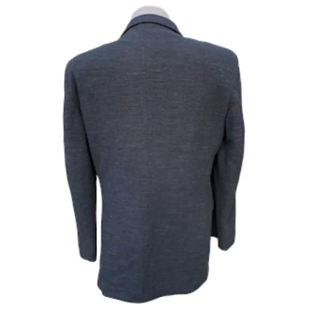 J. Ferrar Vintage 100% Wool 3-Button Blazer 40R Deep Gray Lined